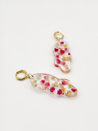 Strawberry Lemonade Organic Earrings