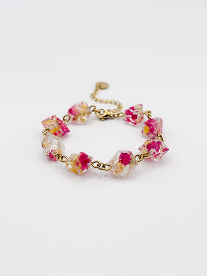 Strawberry Lemonade Crystal Bracelet