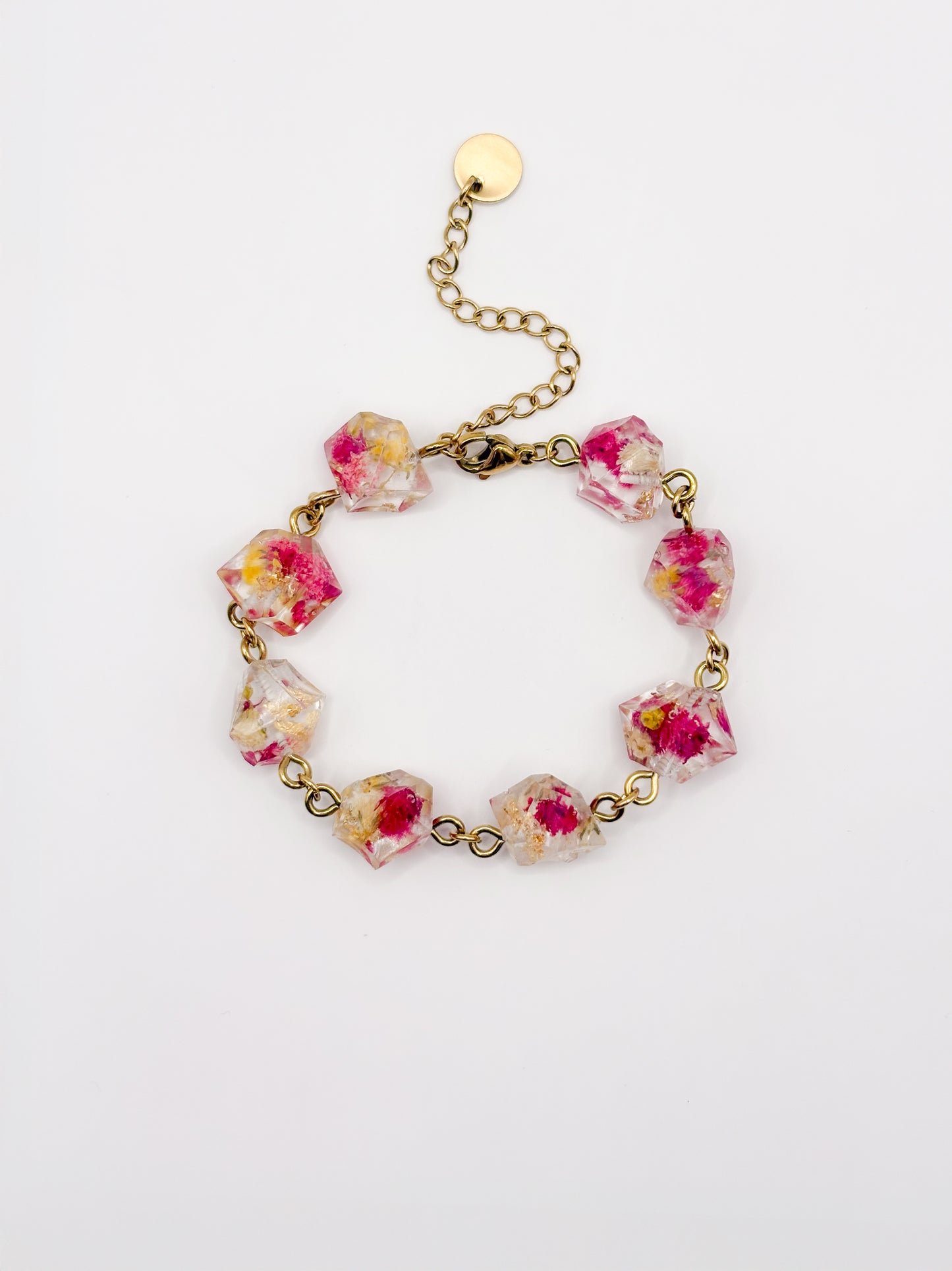 Strawberry Lemonade Crystal Bracelet