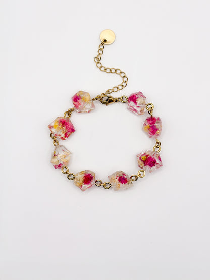 Strawberry Lemonade Crystal Bracelet