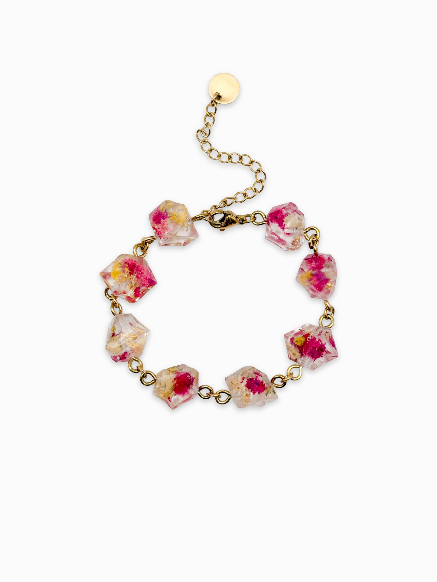 Strawberry Lemonade Crystal Bracelet