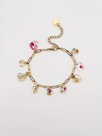 Strawberry Lemonade Confetti Bracelet