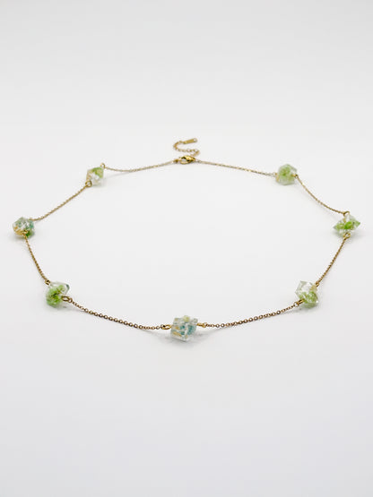 Forgotten Gardens Crystal Strand Necklace