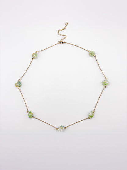 Forgotten Gardens Crystal Strand Necklace