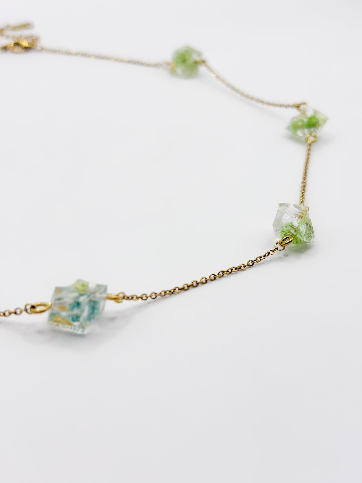 Forgotten Gardens Crystal Strand Necklace