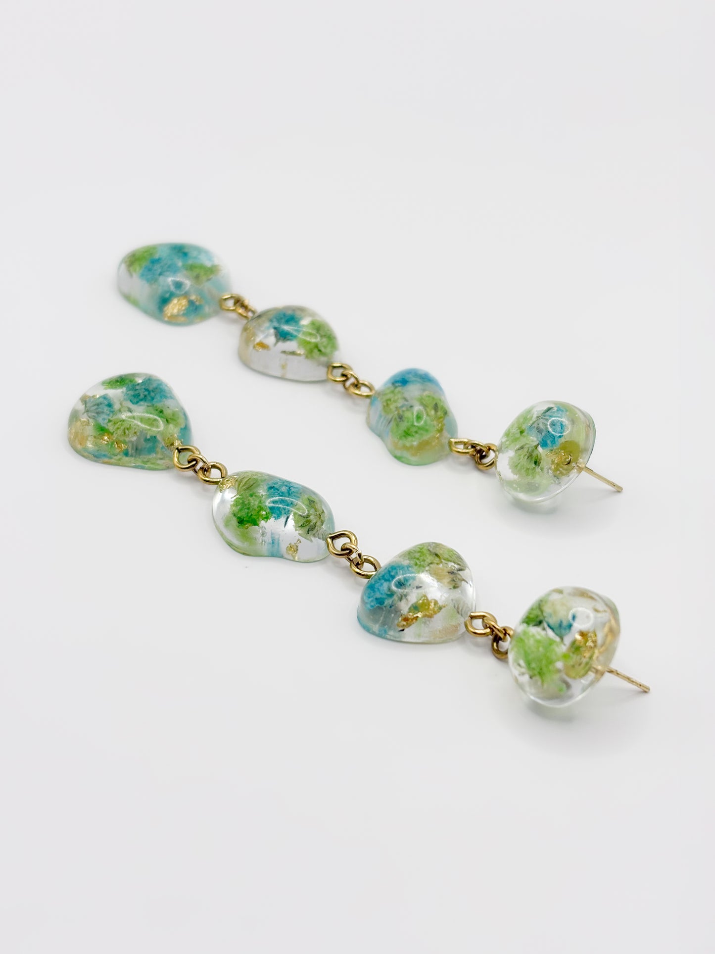 Forgotten Gardens Small Pebble 4-Drop Earrings