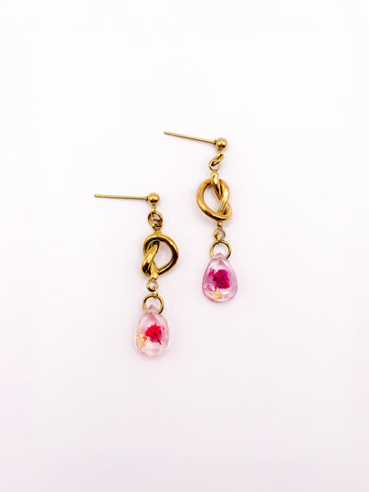 GirlMeetsDenHaag x CH Design Teardrop Knot Drop Earrings