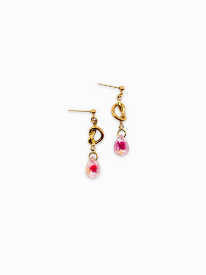 GirlMeetsDenHaag x CH Design Teardrop Knot Drop Earrings