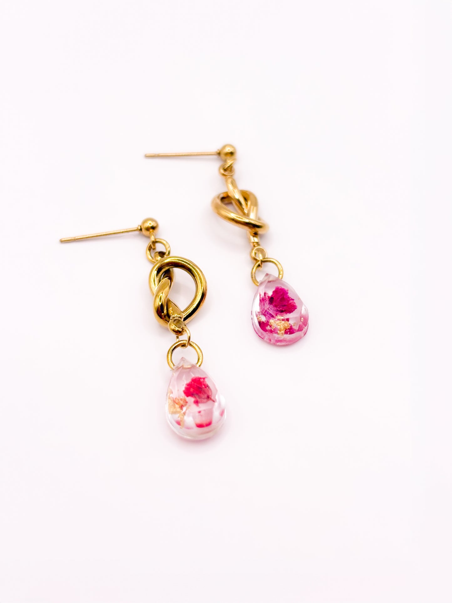 GirlMeetsDenHaag x CH Design Teardrop Knot Drop Earrings