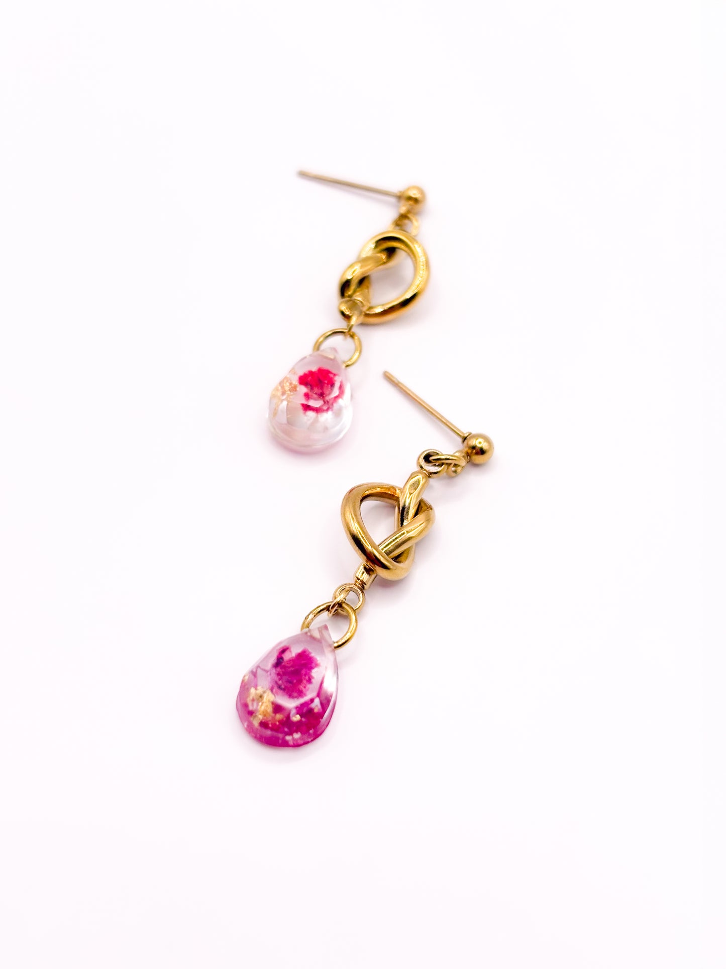 GirlMeetsDenHaag x CH Design Teardrop Knot Drop Earrings