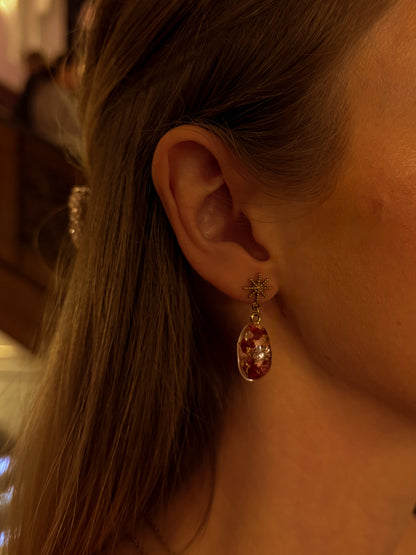 The Final Chapter Pebble Starry Drop Earrings