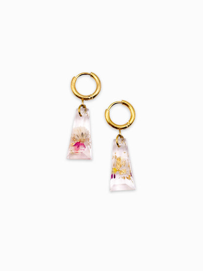 Strawberry Lemonade Tapered Earrings