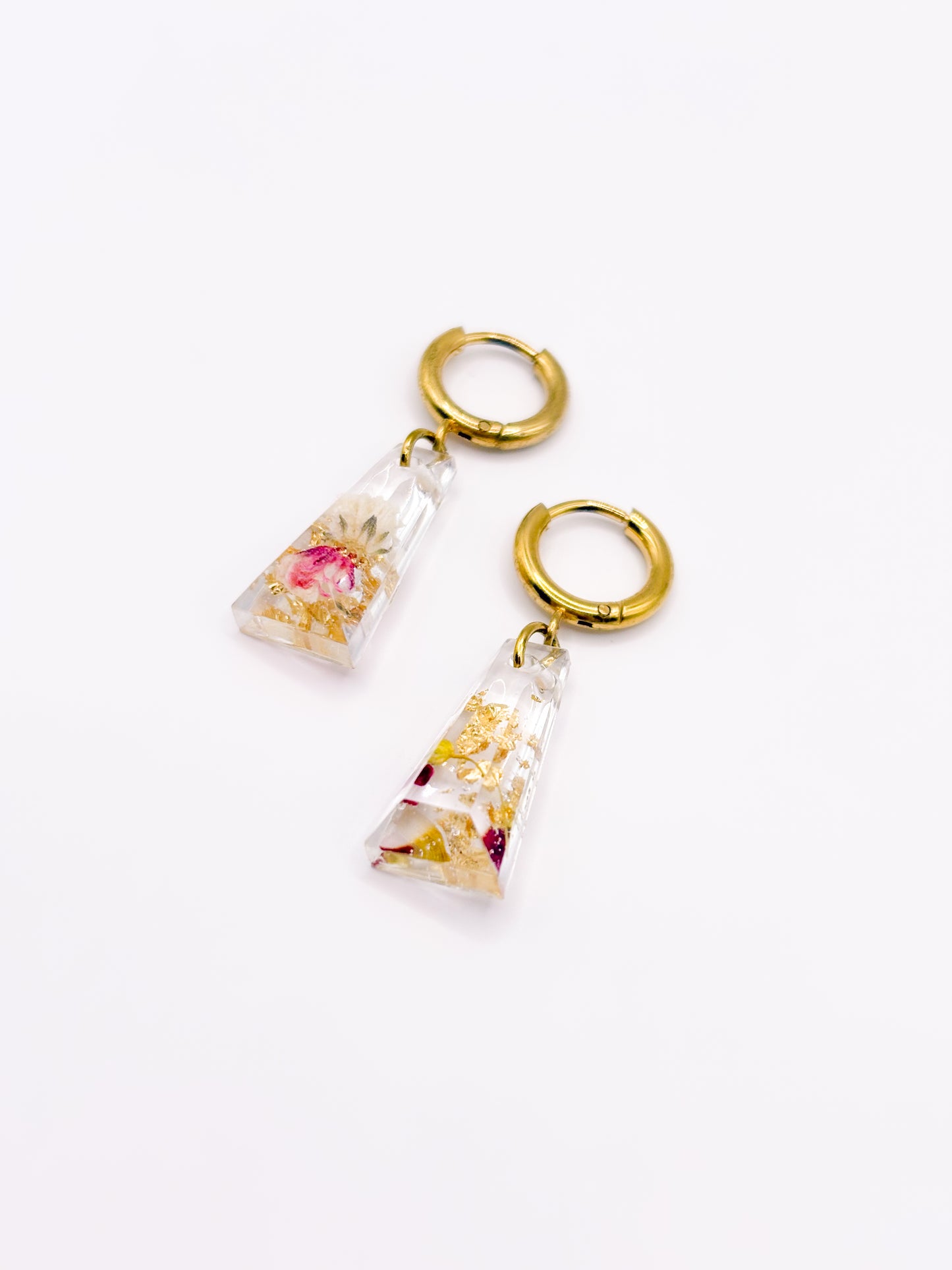 Strawberry Lemonade Tapered Earrings