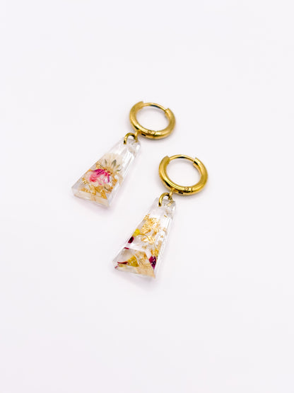 Strawberry Lemonade Tapered Earrings