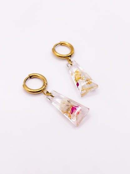 Strawberry Lemonade Tapered Earrings