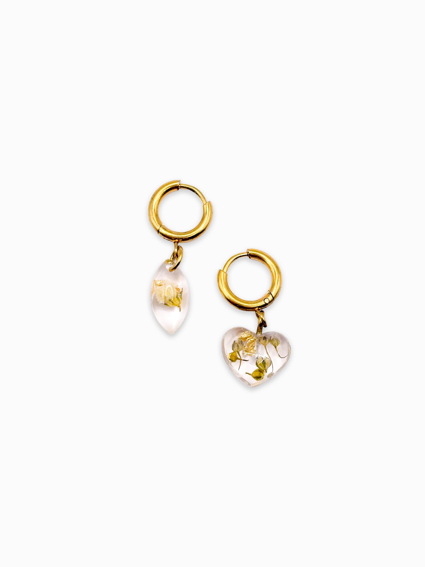 Strawberry Lemonade Asymmetric Earrings