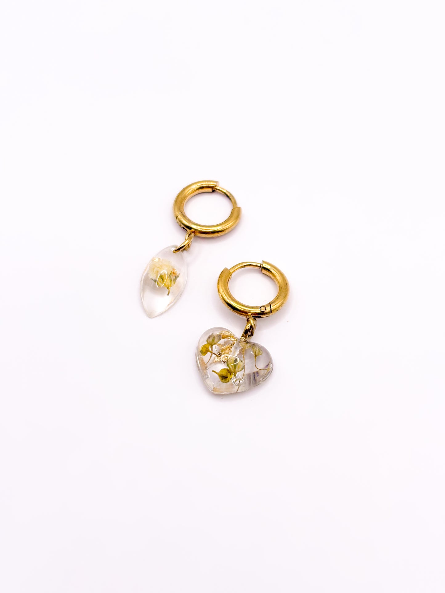 Strawberry Lemonade Asymmetric Earrings