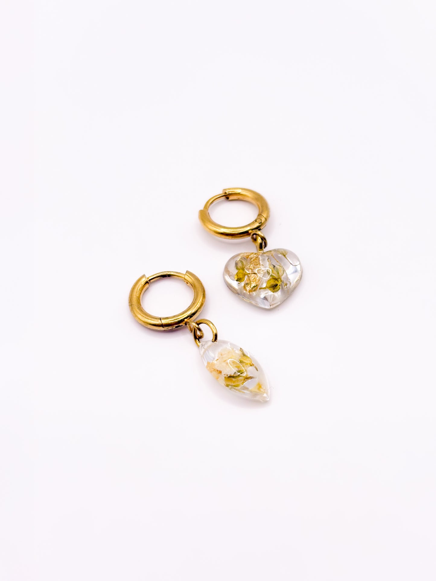 Strawberry Lemonade Asymmetric Earrings
