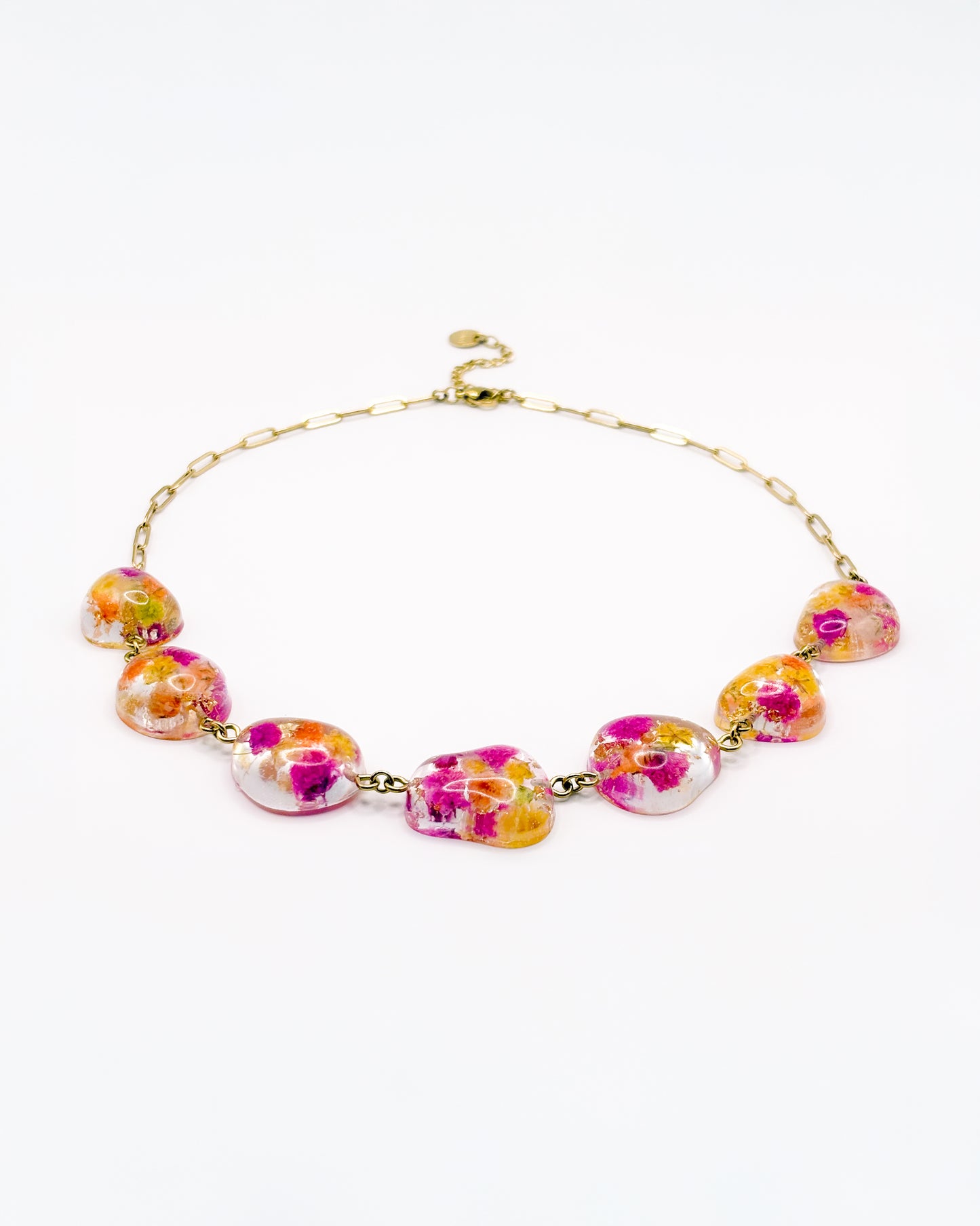 Fleur de Soleil Pebble Necklace