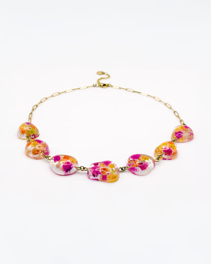 Fleur de Soleil Pebble Necklace