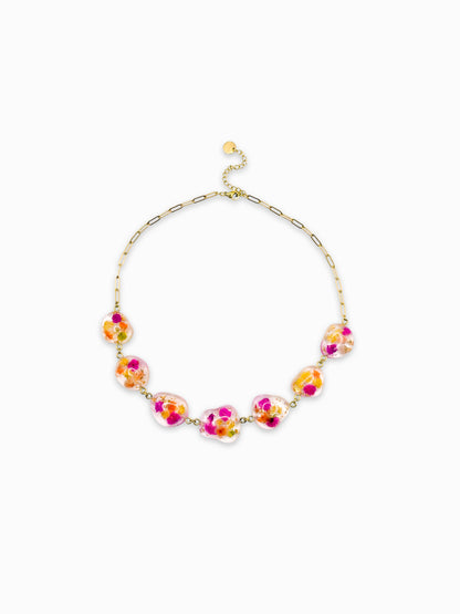 Fleur de Soleil Pebble Necklace
