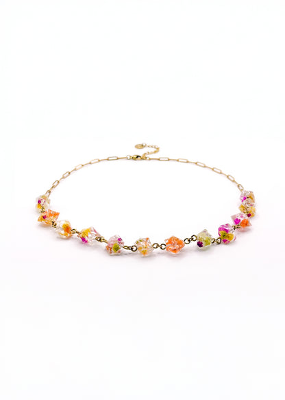 Fleur de Soleil Crystal Necklace
