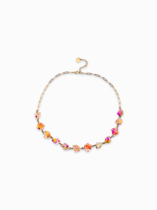 Fleur de Soleil Crystal Necklace