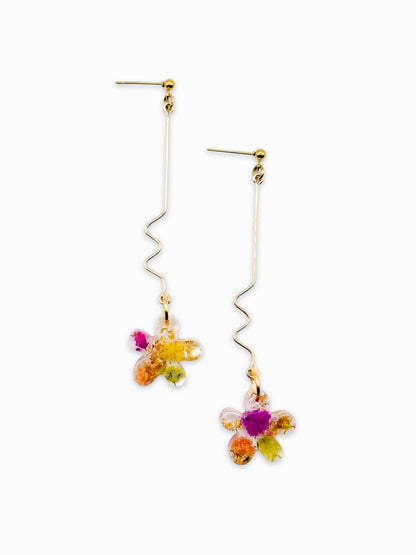 Fleur de Soleil Fleur Wiggle Drop Earrings