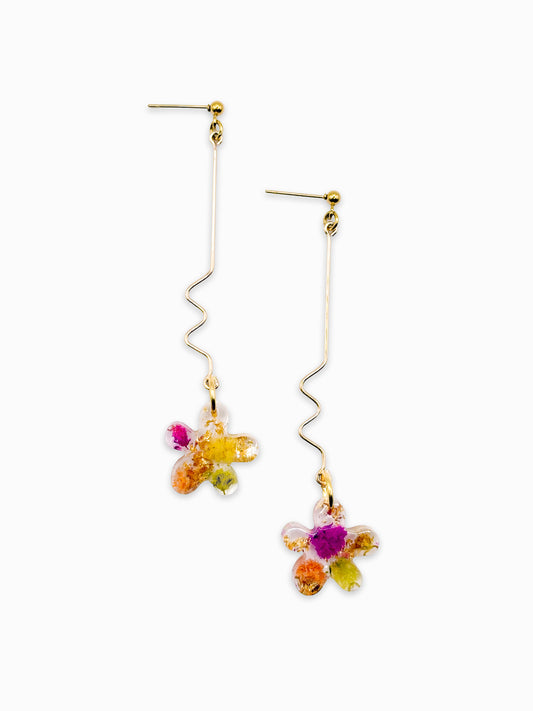 Fleur de Soleil Fleur Wiggle Drop Earrings