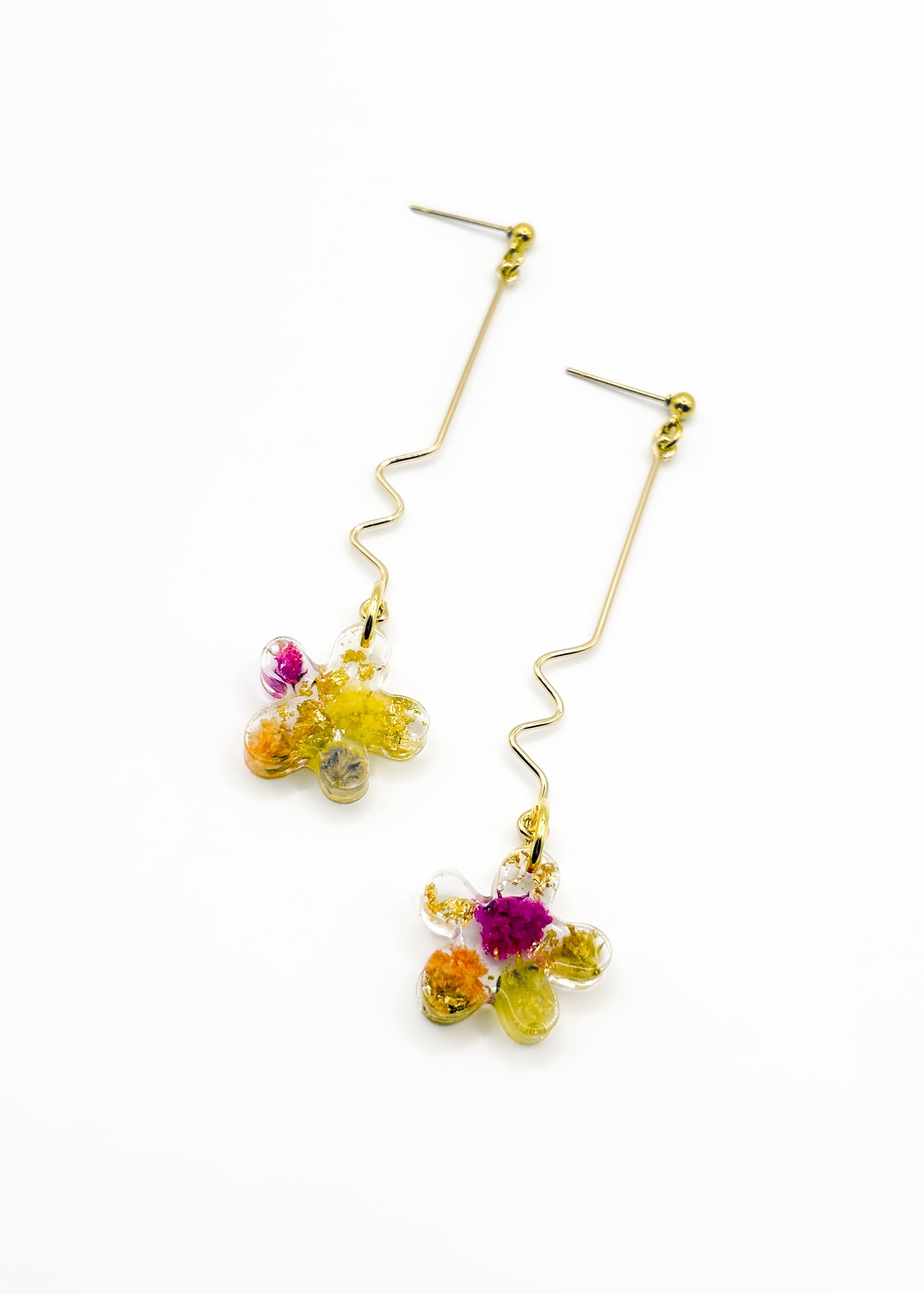 Fleur de Soleil Fleur Wiggle Drop Earrings