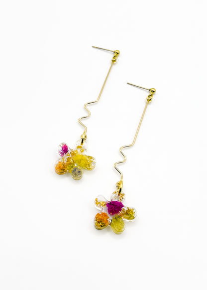 Fleur de Soleil Fleur Wiggle Drop Earrings