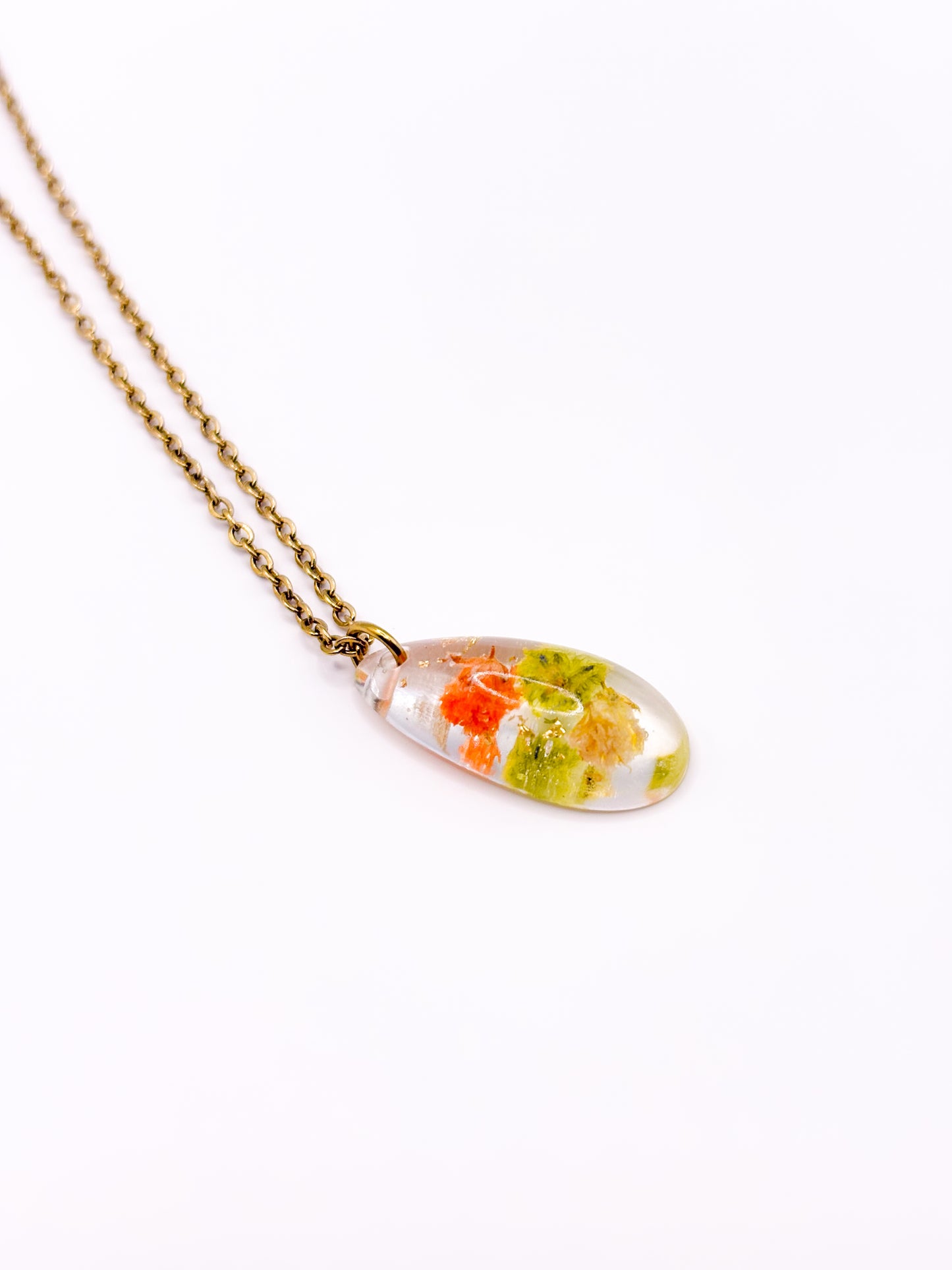 Fleur de Soleil Teardrop Necklace