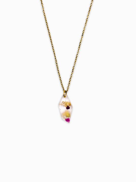 Fleur de Soleil Faceted Necklace