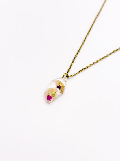 Fleur de Soleil Faceted Necklace