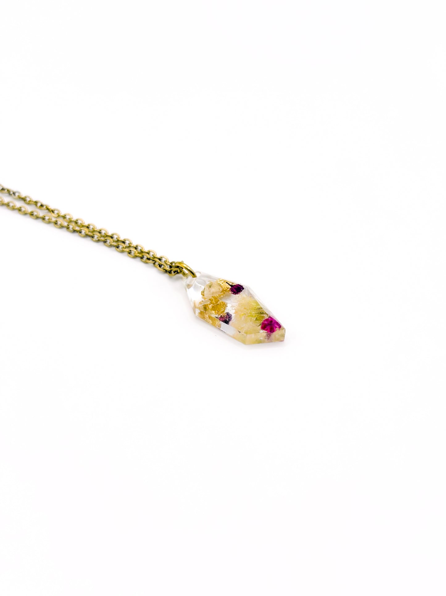 Fleur de Soleil Faceted Necklace