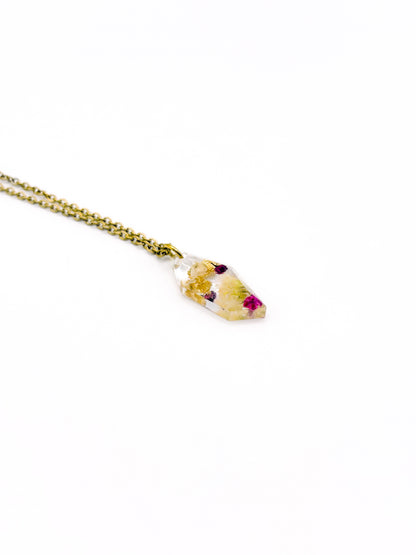 Fleur de Soleil Faceted Necklace