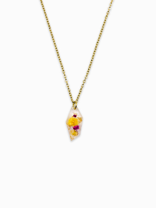 Fleur de Soleil Faceted Necklace