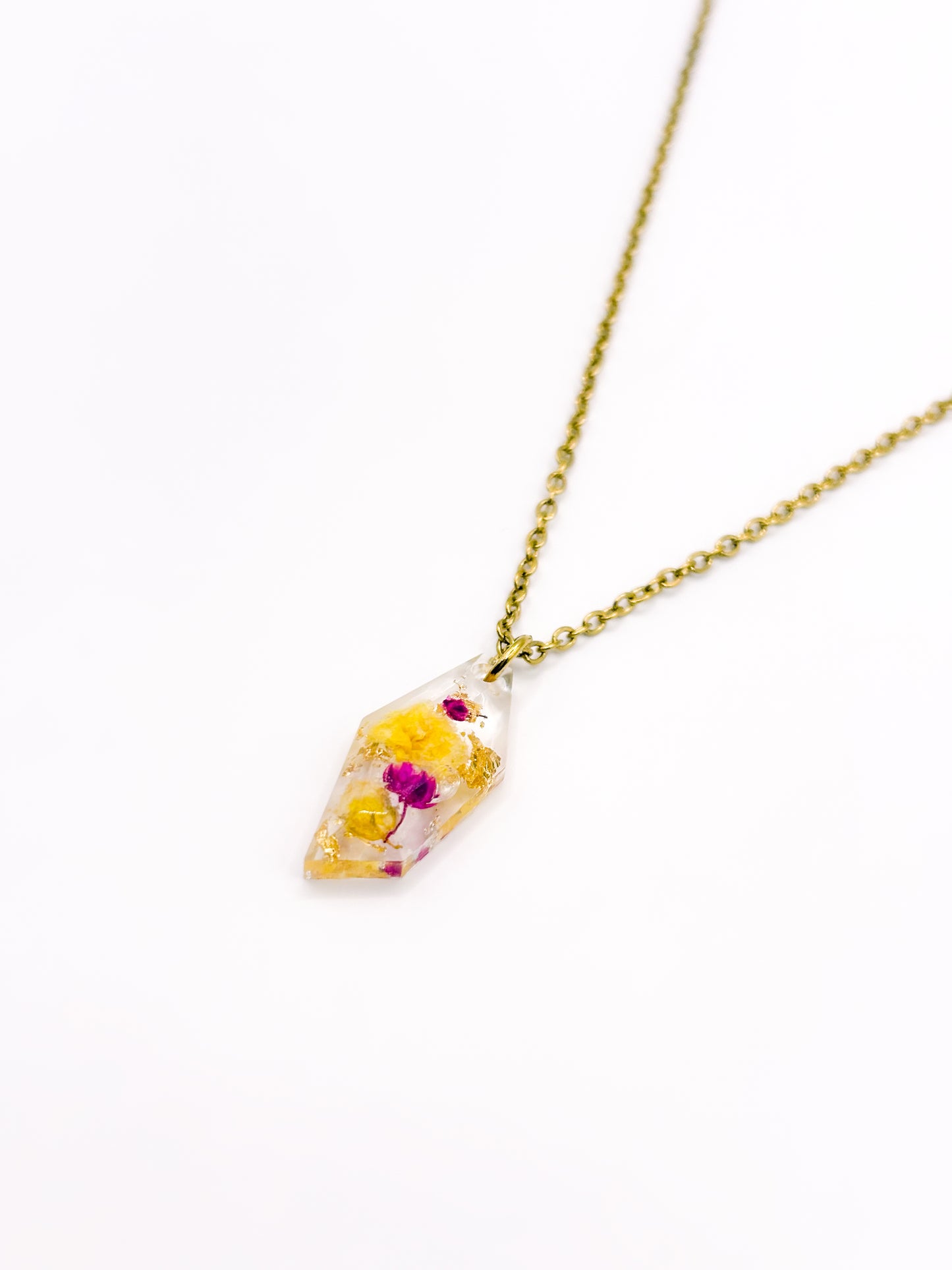Fleur de Soleil Faceted Necklace