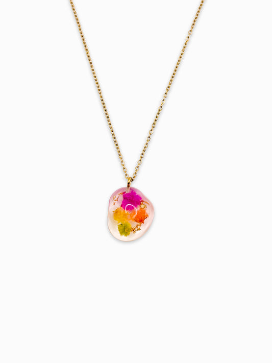 Fleur de Soleil Pebble Necklace