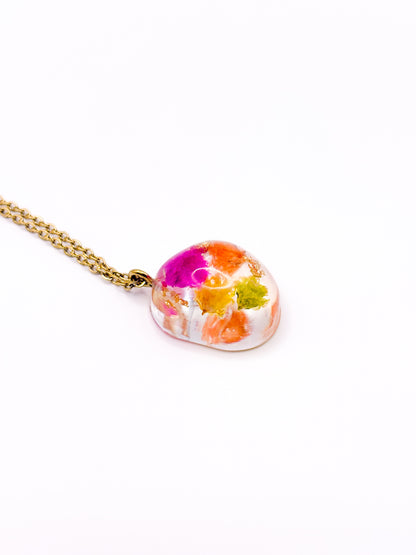 Fleur de Soleil Pebble Necklace