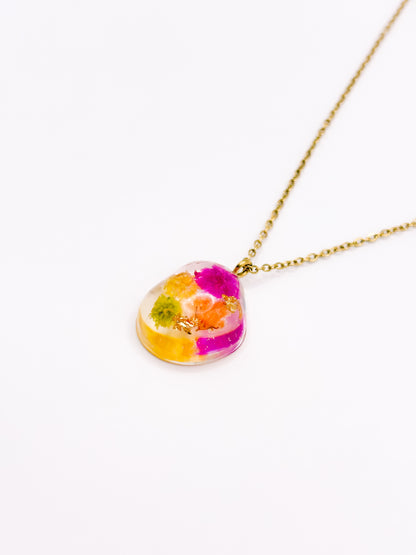 Fleur de Soleil Pebble Necklace