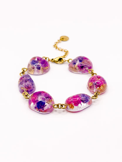La Vie en Violet Pebble Bracelet