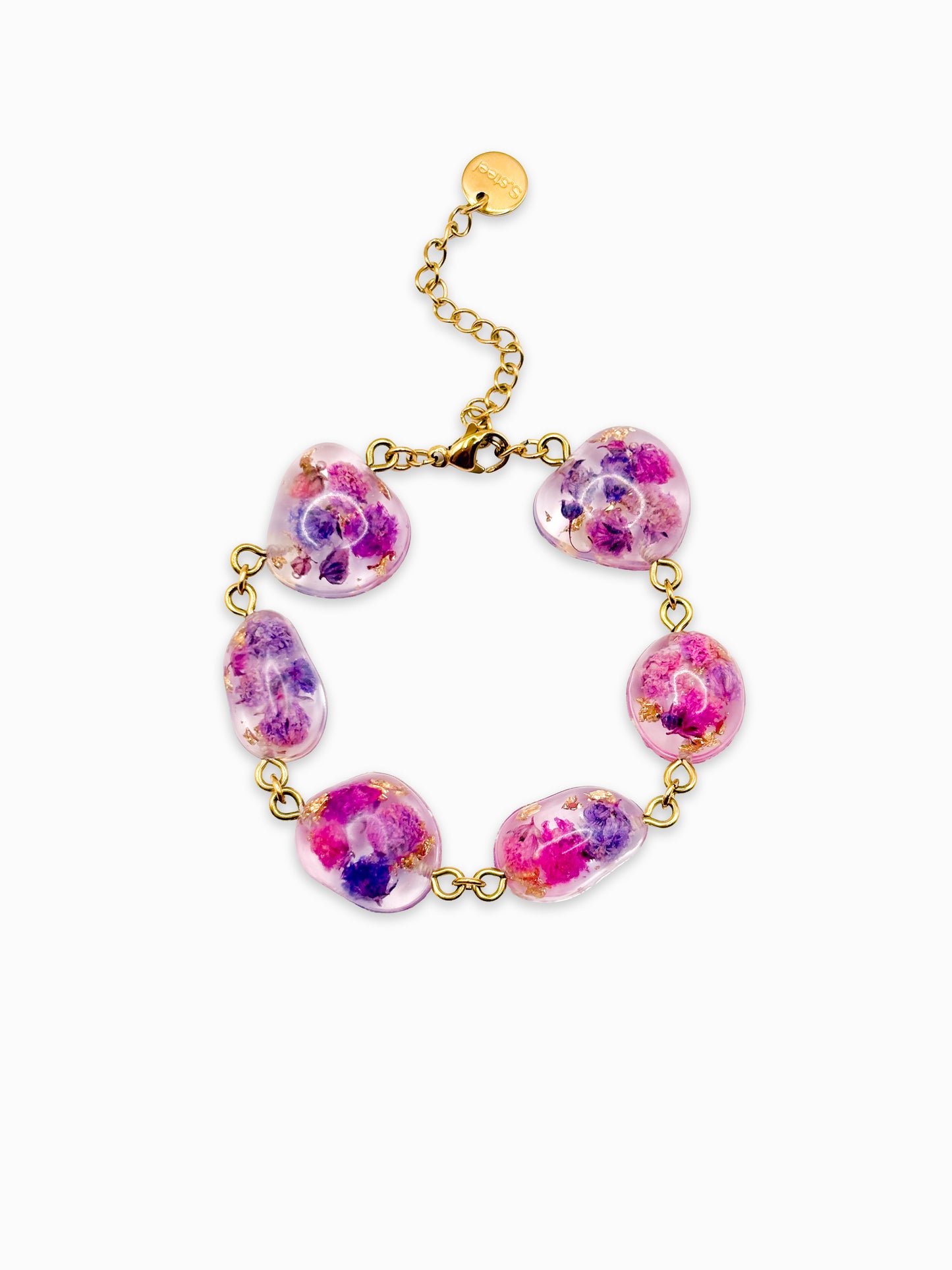 La Vie en Violet Pebble Bracelet