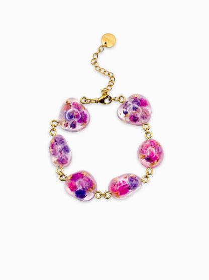 La Vie en Violet Pebble Bracelet