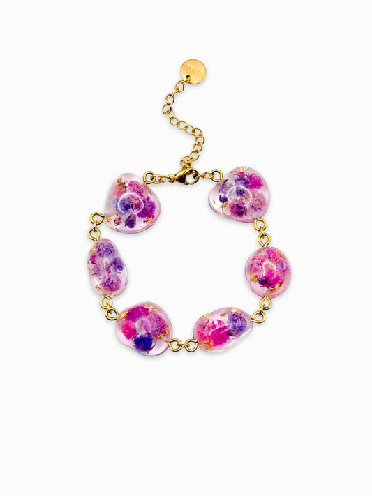 La Vie en Violet Pebble Bracelet