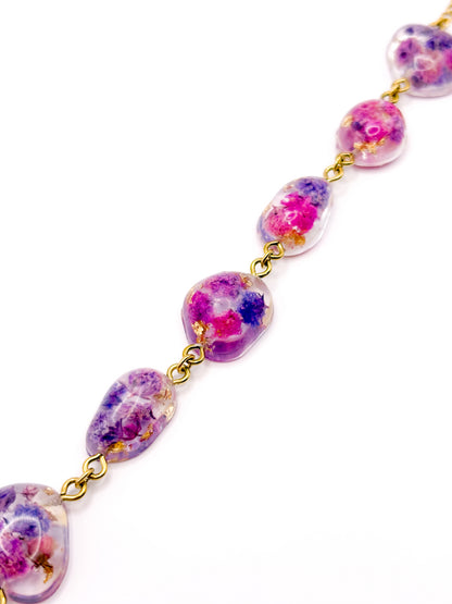 La Vie en Violet Pebble Bracelet