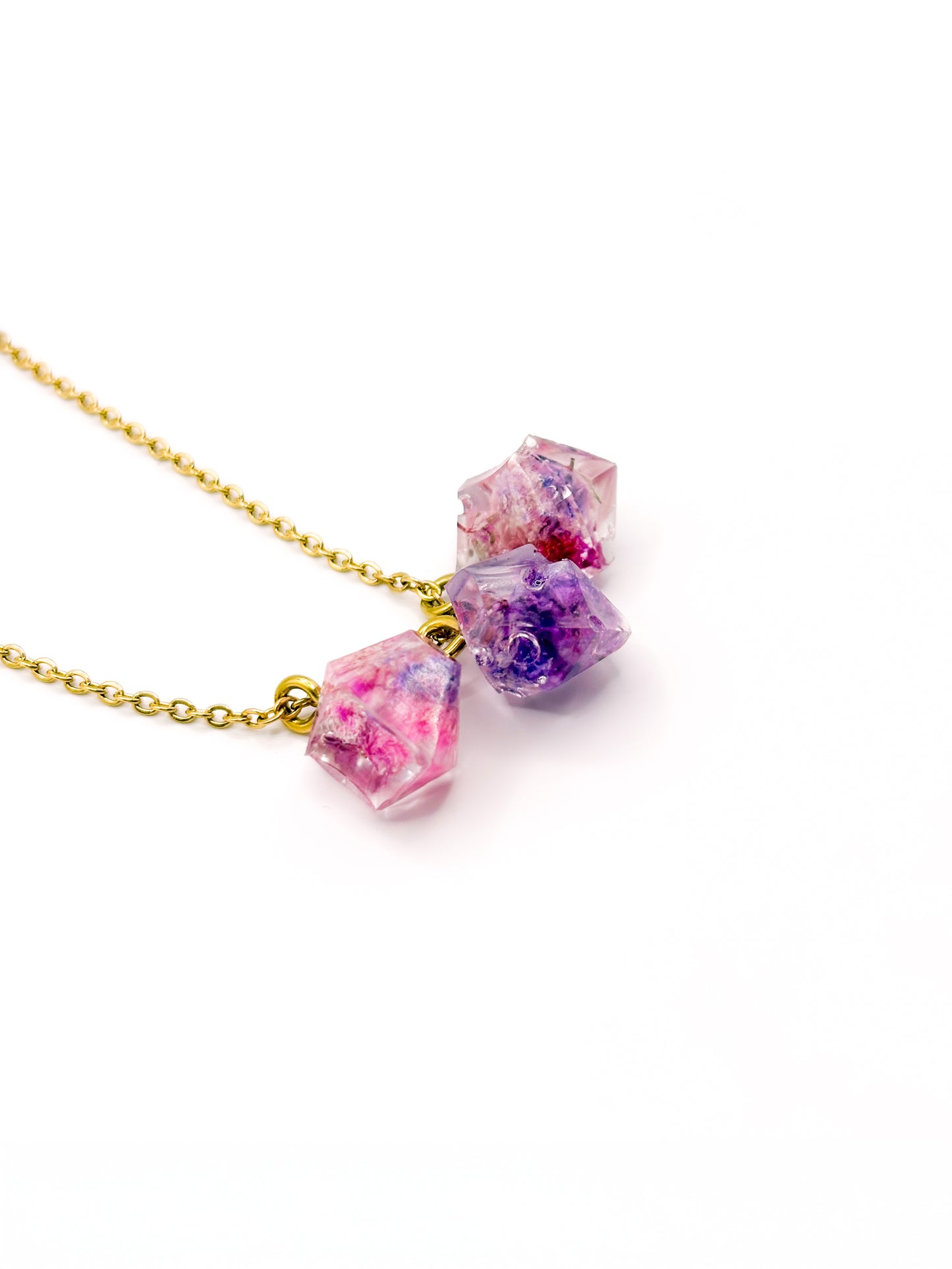 La Vie en Violet Crystal Cluster Necklace