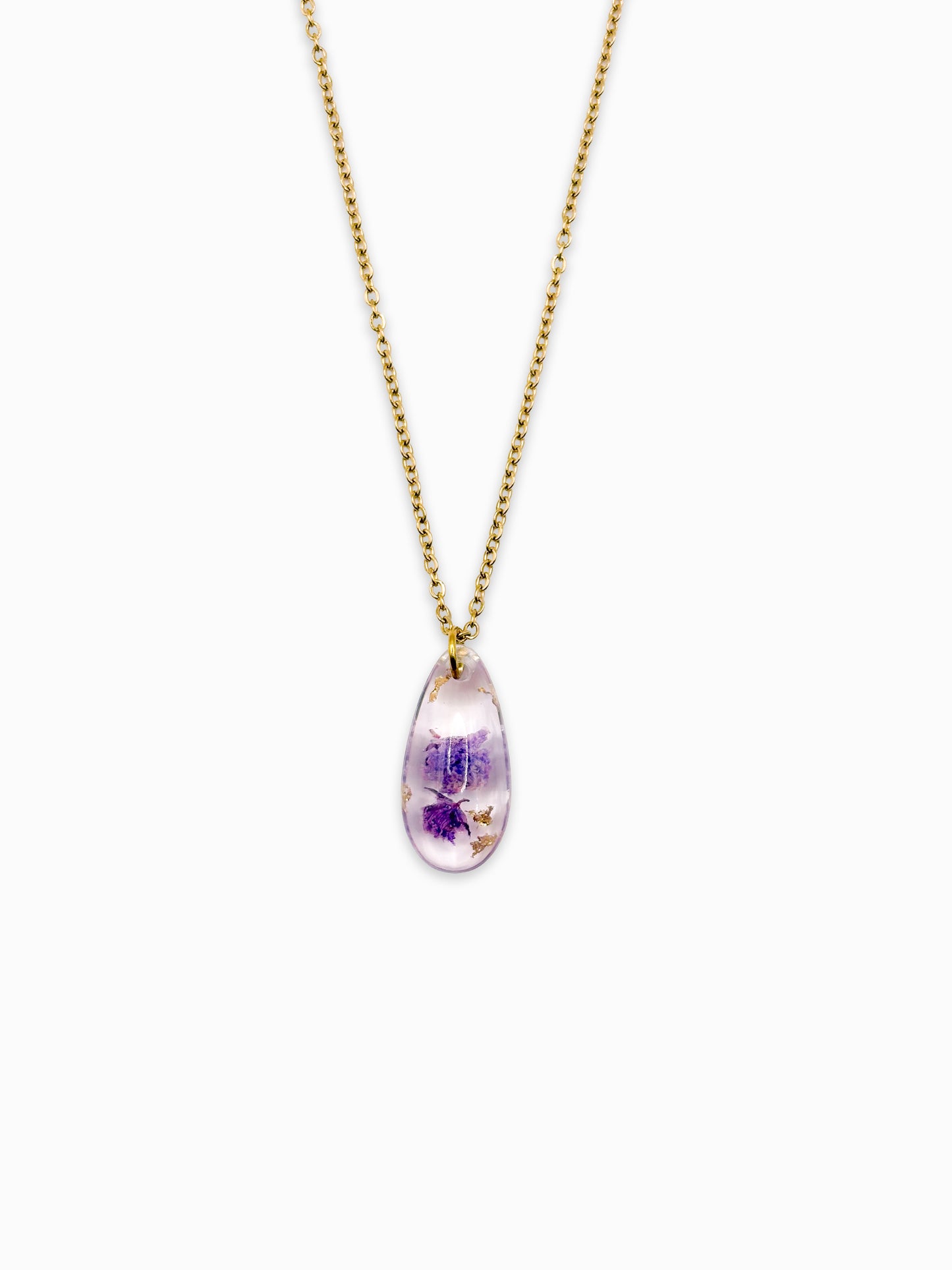 La Vie en Violet Teardrop Necklace
