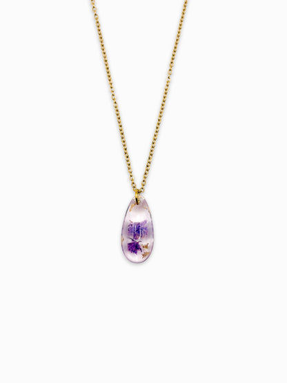 La Vie en Violet Teardrop Necklace