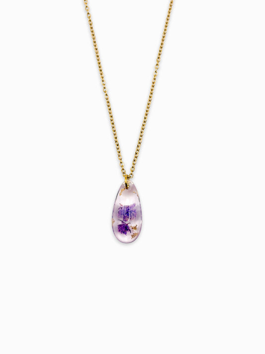 La Vie en Violet Teardrop Necklace